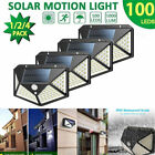 10x Solar Power 100led Light Pir Motion Sensor Outdoor Security Lamp Wall Garden