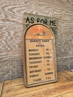Vintage Miller Lite Beer Menu Message Board Display Sign Made The American Way