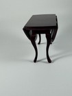 Dollhouse Miniature Wood Wooden Drop Leaf Table Oval 1 12