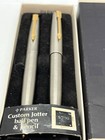 Vintage Parker Pen pencil Set Silver gold Elegant