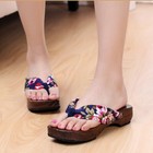 Flip Flops Thong Wooden Shoes Japanese Geta Slippers Ladies Sandals Size New