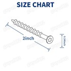 700pcs Wood Screws   8x 2  T25 Star Torx Drive Outdoor Decking   Fence Screws