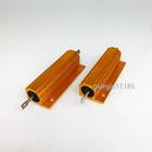 Us Stock 2pcs 8 Ohm 8 100w Watt Aluminum Housed Metal Case Wirewound Resistors