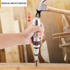 New 1 2  Heavy Duty Impact Screwdriver Driver Set Sae Reversible W  Metal Case
