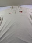 Nike University Of Texas Ut Longhorns Dri-fit Cream Sz Xl Gameday Polo Shirt  90