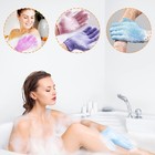 30 Pcs Exfoliating Gloves For Shower  15 Colors Body Exfoliator Glove With Hangi