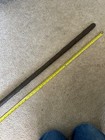 Native American Spear With Buffalo Hide And Hair Drop Near The Top