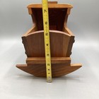 Vintage Wooden Toy Rocking Baby Doll Bed Cradle Rocker 10x7x8 5    With Music