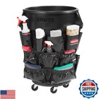 Rubbermaid Commercial Products Brute Caddy Bag  Black  Cleaning Tool And Supp