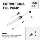 500cc Fluid Extractor Filling Syringe Transfer Liquid Pump Oil Extraction Auto