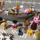 Huge 29pc Disney Modern   Vintage Mixed Plastic Figure Figurine Vehicle Toy Lot