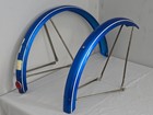 1965 Schwinn 26    S-7 Fenders Radiant Blue Deluxe Typhoon American Corvette Tiger