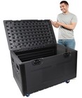 Cable Trunk Ata Road Flight Case Stackable With Wheels For Pro Audio Dj Touring
