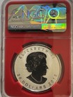 2018 1oz 9999 Fine Silver Maple Leaf 30th Anniv  1st Release Ngc Pf 70 Rev Pf 