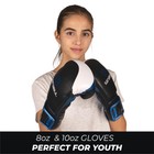 Boxing Gloves 8 Oz Gel Kickboxing Mma Muay Thai Black Sanabul Essential Women
