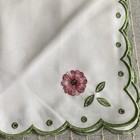 Vintage Handmade Floral Liquid Embroidery Table Linens Cottagecore Napkins Mats