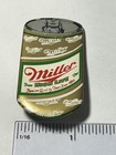Vintage 80   s Miller High Life Beer Can Shaped Pin Back Button    read
