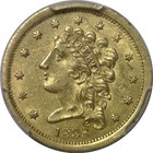 1838  2 1 2 Classic Pcgs Ms-61