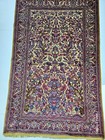  Rare Genuine Antique Silk Kashaan  Souf Rug 3d  Weave With Metal Threads