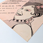 Vintage I m No Princess Handbill Estelle Patella San Francisco Theater Flyer