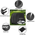 Waterproof Golf Cart Cover Zipper 4 Passenger Ez Go Club Car Yamaha Elastic Hem