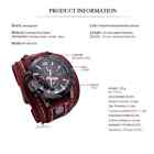 Wide Leather Watch Cuff Band Brown Wrist Black Strap Punk Retro Quartz Mens New