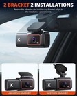 Kingslim D6-4k Dual Dash Cam Wifi   Gps 4k Night Vision  24-hour Parking Monitor