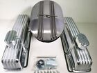 Nostalgic Chevy Sbc 283 350 327 Short Polished 12  Aluminum Engine Dress Up Kit
