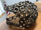 Motocross Helmet Steampunk Gear Art Sculpture Steam Punk Dirt Bike