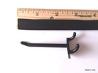 100 2  Black Plastic Peg Hooks Garage  Storage  Retail Pegboard Display Usa Made
