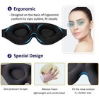 3d Travel Nylon Rope cotton Eye Mask Sleeping Soft Padded Shade Cover Blindfold