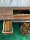 Vintage Singer Art Deco Cabinet  Waterfall