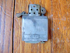Vintage Late 1940   s 2032695 Patent Nickel Silver Zippo Insert 16 Hole Rare