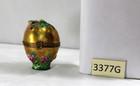 Limoges Gold Heart Rose Perfume Bottle Porcelain trinket Box Hand Painted