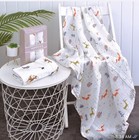 Unisex Muslin Baby Swaddle Blankets   Box Includes 2 Pieces Baby Swaddle Blanket