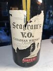 Vintage 1965 Seagrams V o  Canadian Whisky Bottle     Empty 1 Gallon Display