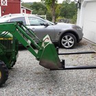 43  2000 Lb Clamp On Pallet Forks For Loader Bucket Tractors    Skid Steer Steel