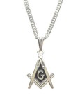 Freemason Masonic Tie Chain Gold Or Silver Manufacturers Direct Pricing     