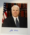 Two Autographs  Senator John Mccain Signed 8x10 Photo   Letter Autographed