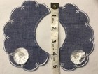1 Set Child s Peter Pan Scalloped Collar Vintage Embroidered White Unique