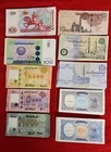  Lot 200 Pcs Different Foreign Paper Money World Banknotes Collections