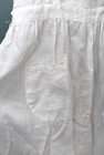 Vintage Delicate Cross-back Apron With Floral Cutwork Embroidery - Small medium