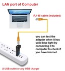 Wifi To Rj45 Ethernet Powered By Usb Port  Extender Adapter Network Lan Bridge