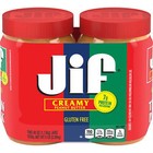  2 Pack  Jif Creamy Peanut Butter Twin-pack  80-ounce