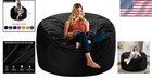 Bean Bag Chair Velvet 3ft Memory Foam Cozy Lounge Indoor Adults