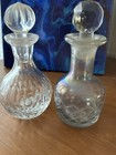 Vintage Crystal Perfume Decanter Bottles 
