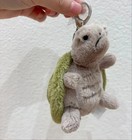 Jellycat Timmy Turtle Bag Charm     Soft Plush Toy Keychain Best New