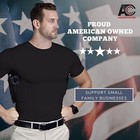 Men s Concealed Carry T-shirt - Tactical Holster Compression - Ambidextrous
