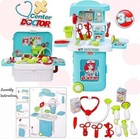 Comprehensive 3 In 1 Doctor Accessories Trolly Suitcase Playset For Kids Gift 3 