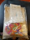 Vtg Crewel Kit Family Circle Bright   Beautiful 1973 Pillow Top Craft Yarn 14 